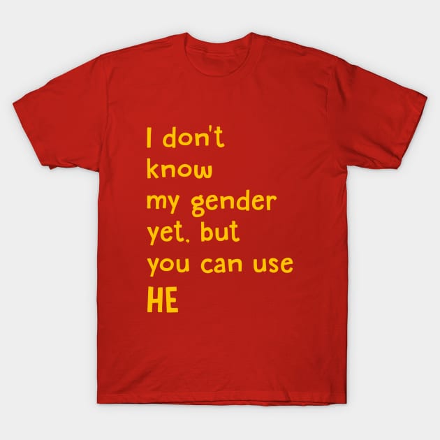 I don't know my pronouns ONESIE T-Shirt by Queer Kid Stuff